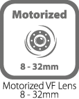 Motorised Lens 8 - 32mm 